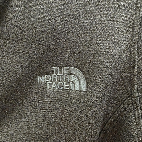 The North Face Softshell Full-Zip Jacket Gray/Green Medium - Picture 3 of 11